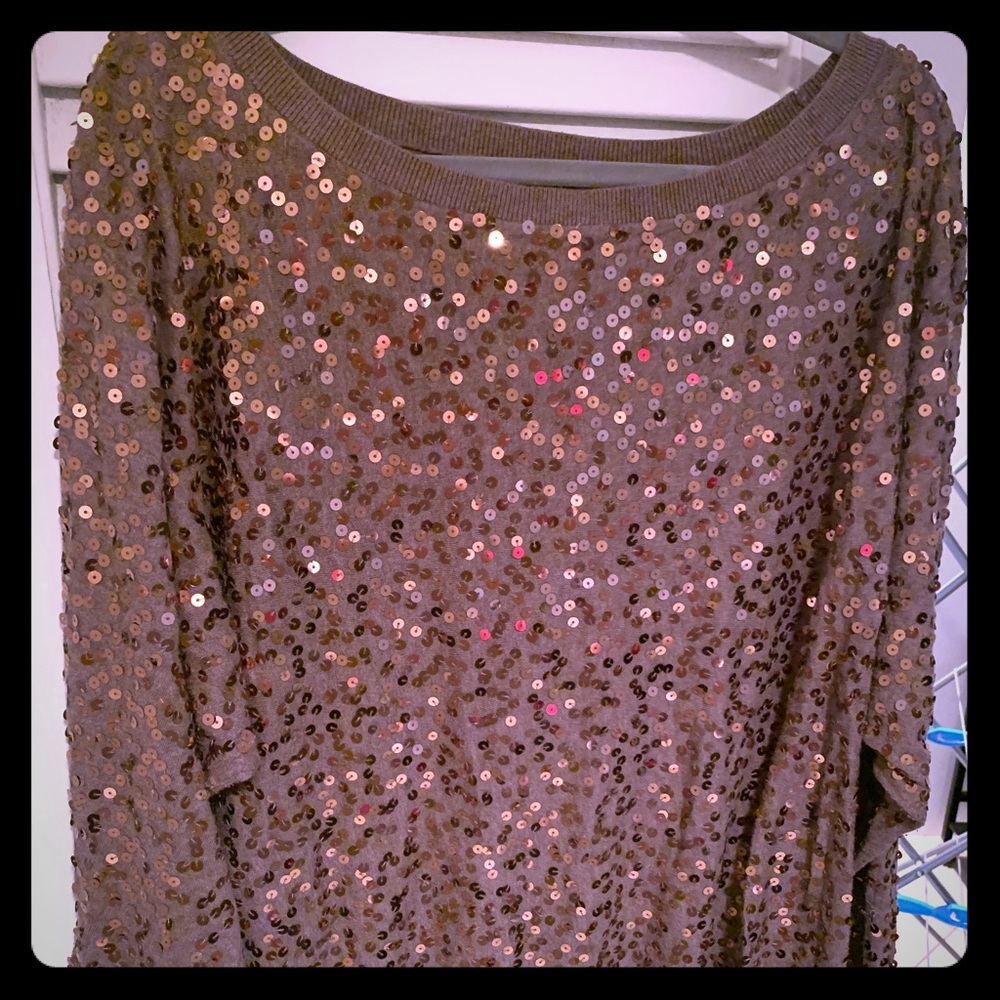 Sequin sweater